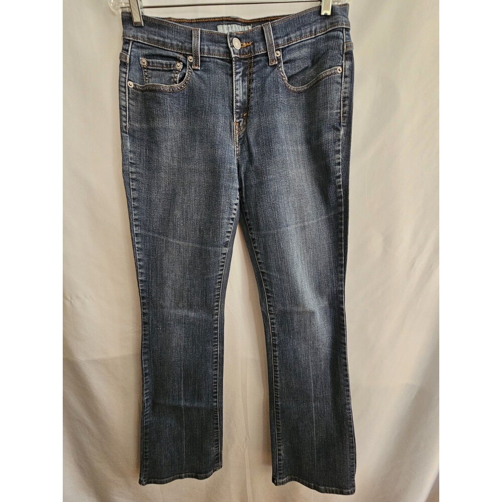 Levis 515 Womens Jeans Size 8 Long Bootcut Medium Wash Stretch Denim